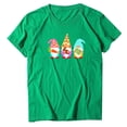 thumbnail image 1 of Économies d'Été FY24 Hauts de Pâques pour Femmes, PEZHADA Femmes Décontracté Grande Taille Imprimé Col Rond Manches Courtes T-Shirts de Pâques Chemisiers Hauts T-Shirt Graphique Hauts Vert TTG, 1 of 5