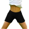 thumbnail image 2 of Girls Casual Spring And Summer Solid Elastic Waist Kids Shorts, 2 of 9