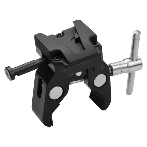 funtasica Battery Adapter /with Clamp for Light Stand Tripod Camera Battery Mounting