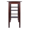 thumbnail image 4 of Egan Breakfast table with 2 side shelves in Walnut finish - 94144, 4 of 9