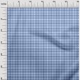 thumbnail image 3 of oneOone Rayon Medium Blue Fabric Check Fabric For Sewing Printed Craft Fabric By The Yard 56 Inch Wide, 3 of 5