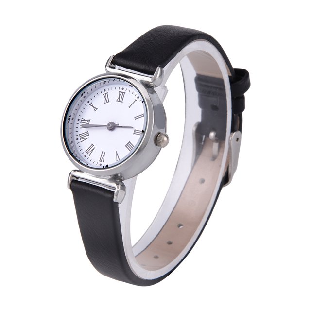 QIILU Fashion Watch, Small Mini Watch,Exquisite Small Simple Fashion Women Dress Watch Retro Leather Mini Wristwatch
