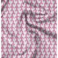 thumbnail image 1 of Soimoi Pink polyester Crepe Fabric Hen Bird Print Sewing Fabric Yard 42 Inch Wide, 1 of 6