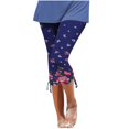 thumbnail image 1 of Pantalon Cargo pour Femmes à Coupe Décontractée par Generic TG, Capris Décontractés Noirs Unis, à Cordon, Raccourcis, Légers, 1 Unité, 1 of 5