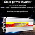 thumbnail image 4 of Inverter 12v Hybrid Solar Power Inverter Charger Voltage Transformer USB 500W 1000W 2000W Converter Adapter Home, 4 of 7
