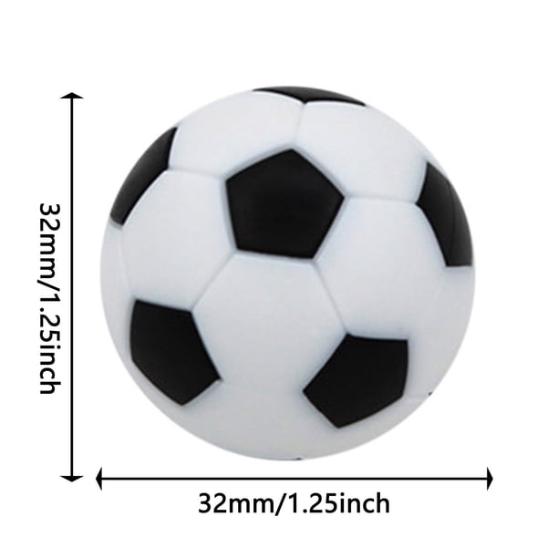 12 Balles Baby Foot Lot De 12 Ballons De Baby-Foot 32mm - Mini Balles Résine Écologique Pour Table Baby Foot