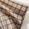 thumbnail image 4 of Birdeem Chemises pour Hommes Chemise Décontractée Mode à Carreaux Col Rabattu Bouton Manches Courtes Blouse, 4 of 10