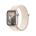 thumbnail image 2 of Apple Watch Series 9 GPS + Cellular 45mm Starlight Aluminium Case with Starlight Sport Loop, 2 of 4
