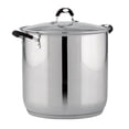 thumbnail image 1 of Tramontina 22 Qt Stainless Steel Covered Stock Pot, 1 of 8