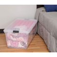 thumbnail image 3 of IRIS USA 91 Qt Stackable Plastic Storage Bins with Lids, 1 Pack - BPA-Free, See-Through Organizing Solution, Latches, Durable Nestable Containers, Secure Pull Handle, Ma, 3 of 5