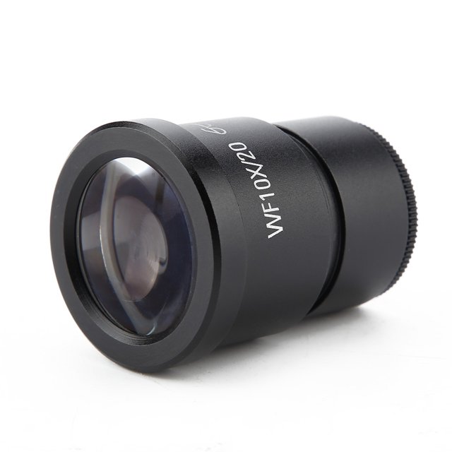 Stereo Microscope Eyepiece 10x Ocular 1pc WF10X/20 Wide Field Stereo Microscope Eyepiece Mounting Size 30mm