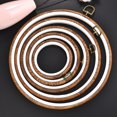 thumbnail image 3 of jifeng 4 inch - 10 inch Round Adjustable Embroidery Hoops Imitation-wood Plastic Circle 17cm, 3 of 6