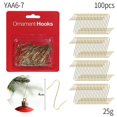 thumbnail image 1 of Bdday 200PC S-shaped Hook Christmas Tree Decoration Hook Christmas Hanging Accessories Iron Hook Multi Functional S-hook Metal Box Small Hook, 1 of 8