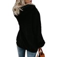 thumbnail image 4 of Manteau à Capuche à Fermeture à Glissière Décontracté à Manches Longues pour Femmes, 4 of 9