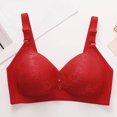 thumbnail image 3 of Bocqde Women's Plus Size Bra Embroidery Comfortable Breathable No Underwire Push Up Bra Full Coverage Soft Support Bralettes, 3 of 6