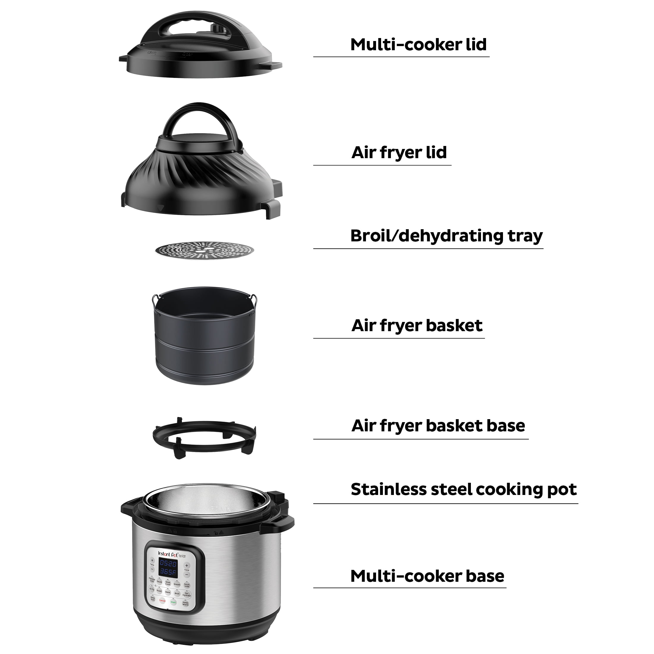 Instant Pot 8QT Crisp™ Multi-Cooker + Air Fryer