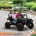 thumbnail image 3 of VOLTZ TOYS UTV Électrique 24 V à 2 Places pour Enfants – Buggy Style Jeep avec Télécommande, 3 of 7