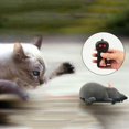 thumbnail image 2 of MesaSe Electronic Wireless Remote Control Rat Plush Mouse Toy for Cats Dogs Pets Kids Novelty Gift Brown, 2 of 7