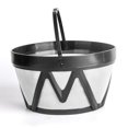 thumbnail image 1 of Zootealy Coffee Filter Basket Precise Strainer Coffee Machine Funnel Reusable Refillable Cafe Coffees Tools Compatible with Mr Coffee CGX20 Morphy Richards 162010 Coffee Machine, 1 of 8