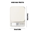 thumbnail image 3 of TopLLC Home Essentials, Home and Kitchen, Home Goods Accurate Kitchen Electronic Scale Home Baking Gram Scale Weighing Grams Small Heavy Food Scale Gram Weighing Kitchen electronic scales, 3 of 6