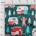 thumbnail image 2 of oneOone Tissu Polyester Spandex Vert Sarcelle Foncé Camping Randonnée Point Diy Vêtements Tissu de Courtepointe Tissu Imprimé au Mètre 56 Pouces de Large, 2 of 4
