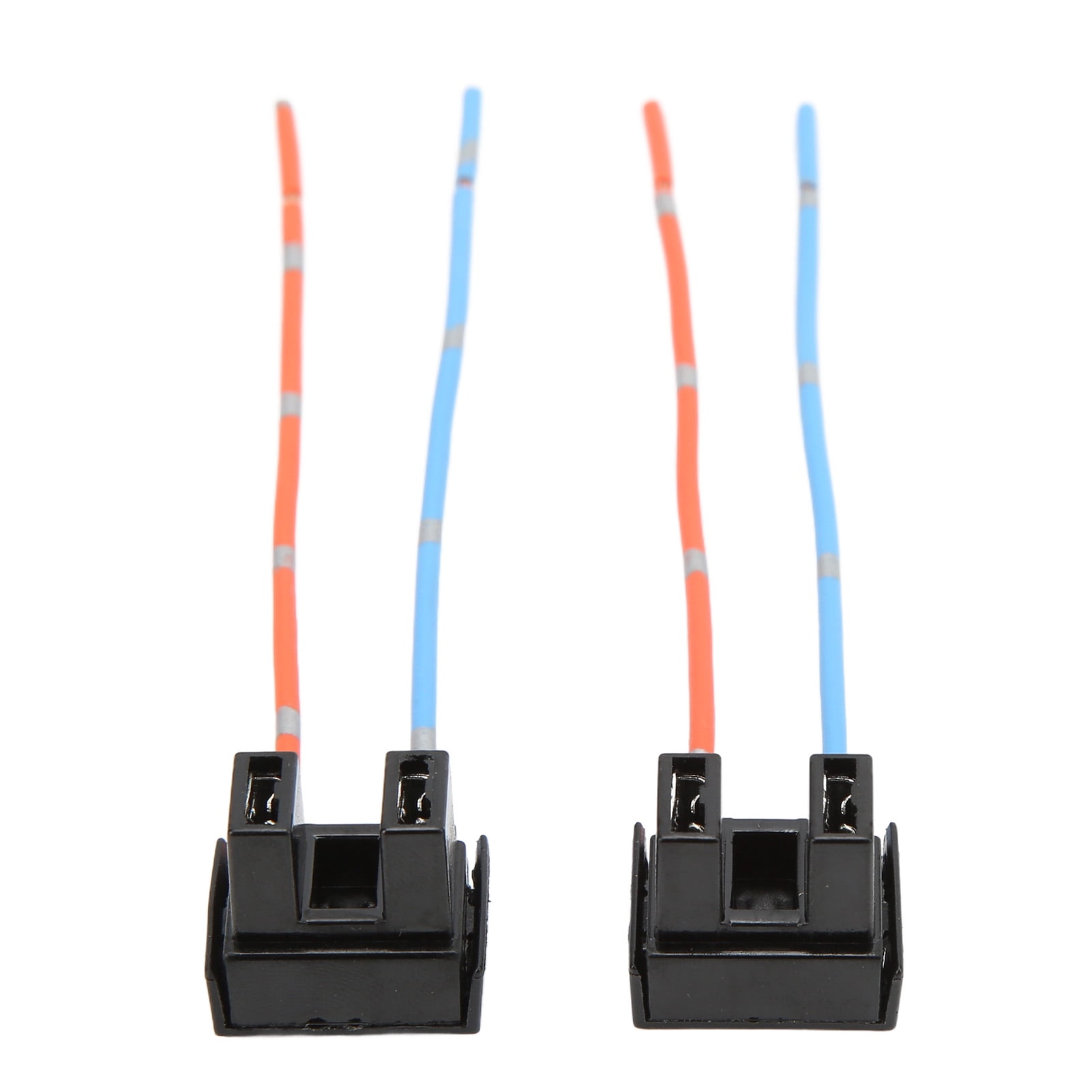 H7 Headlight Socket, Red Copper Headlight Bulb Wiring Harness 2Pcs/Set Heat Resistance Wear Resistance  For Car Retrofit