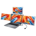 thumbnail image 3 of ,Rotatable Driver Fhd Portable 1 Cable With 1 Driver Quick 13.6-17.3 Inch Quad-screen Rotatable Cable 3 Screen 1080p Portable Quad-screen Windows 13.6-17.3 3 Windows 1080p Fhd 3 14 Inches, 3 of 7