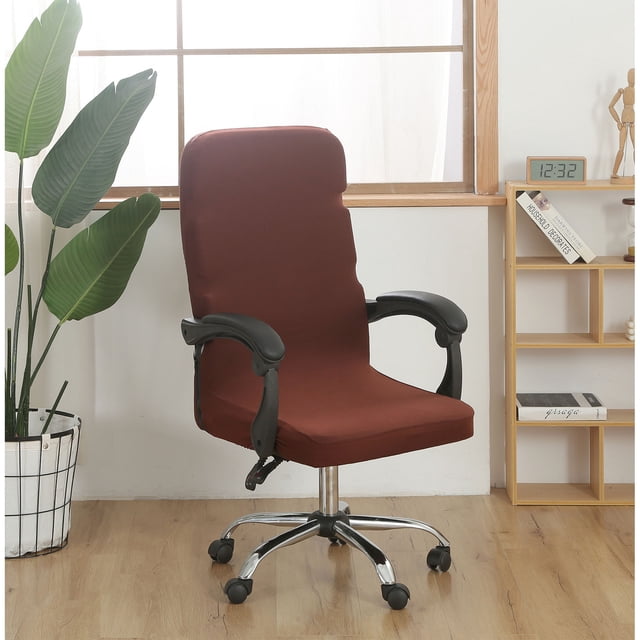 Solid Color Brushed High Elastic Chair Cover Soft And Comfortable Chair Seat Cover -proof And- Chair Slipcover Suitable For Dining Chair