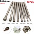 thumbnail image 3 of Bgsha 10Pc 0.8-4mm Rotary Burr Core Drill Bit Engraving 2.35mm For Glass Tile, 3 of 5