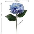 thumbnail image 3 of Mainstays 24" Artificial Flower Hydrangea Stem, Blue Color. Indoor Use., 3 of 5