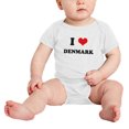 thumbnail image 2 of Je Cœur Danemark Amour Danemark Drôle Mignon Cache-Couches pour Bébé, 2 of 5