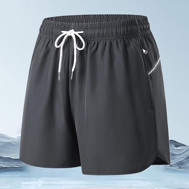 Styesk Mens Shorts Men Leisure Fashion Solid Color Loose And Comfortable Motion Straight-leg Work Clothes Shorts