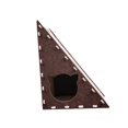 thumbnail image 3 of jinwen Grattoir pour Chat Cache-Griffon pour Chats d'Intérieur Repos Sommeil Marron et Blanc, 3 of 9