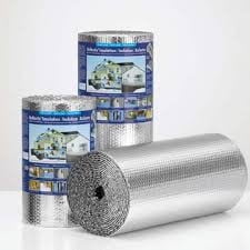 Reflective Insulation, Double Bubble Foil, 24 In. x 10 Ft. - BP24010