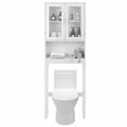 thumbnail image 1 of Costway Wooden Over The Toilet Storage Cabinet Spacesaver Organizer Bathroom Tower Rack, 1 of 10
