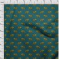 thumbnail image 3 of oneOone Cotton Cambric Fabric Elephant Block Printed Craft Fabric BTY 56 Inch Wide, 3 of 4