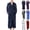 YPR1-Blue, variante sur Meichang Peignoir à Fermeture à Glissière pour Femmes, Hiver, Manches Longues, Fermeture Éclair Intégrale, Robe en Molleton Douce, Duveteuse, Moelleuse, Confortable, Chaude, Peluche, Peignoir Long avec Poches