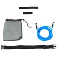 thumbnail image 1 of CTIRCHIU 1 Ensemble de Ceinture de Résistance à l'Entraînement de Natation Ceinture d'Exercice Élastique Réglable Corde de Sécurité (Bleu), 1 of 7