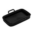 thumbnail image 2 of Fryer Tray Bake Plate Baking Supplies Heating-resistance Compact Smooth Surface Baking Supplies Size Smooth Surface Washable Multicolored Kitchen Gadget Black, 2 of 8