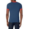 thumbnail image 3 of Ringer T-Shirt S Navy/Red, 3 of 3