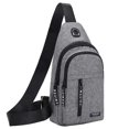 thumbnail image 2 of EGNMCR Waterproof Strap Bag Crossbody Backpack With Headphone Hole Strap Backpack Hiking Backpack Multipurpose Crossbody Chest Bag,, 2 of 6