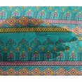thumbnail image 4 of oneOone Viscose Chiffon Fabric Geometric & Floral Block Decor Fabric Printed BTY 42 Inch Wide, 4 of 4