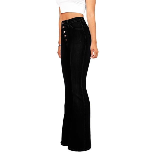 Bell Bottom Jeans for Women Women's Stretchy Boot Cut Flare Denim