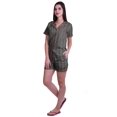 thumbnail image 2 of Moomaya Pyjama pour Femmes Imprimé, Ensemble Deux Pièces à Col Cranté avec Short, 2 of 6