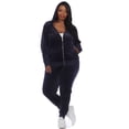 thumbnail image 4 of White Mark Ensemble de Survêtement en Velours pour Femmes, 2 Pcs, 4 of 6