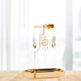 thumbnail image 3 of Xingzhi Gold Candle Holder Rotating Tea Light Holder Candleholder Decor A, 3 of 8