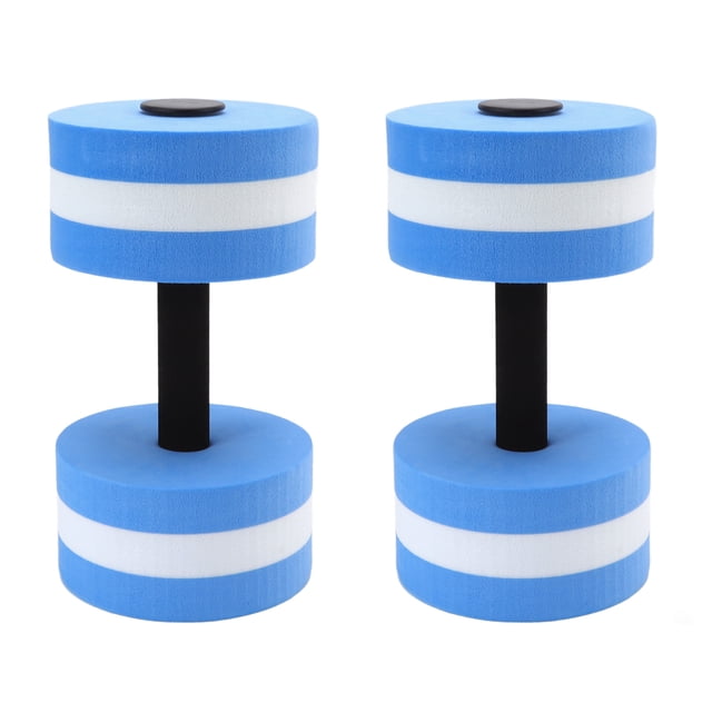 Yoga Exercise Water Dumbbell, High Buoyancy Lightweight Water Floating Dumbbell For Swimming Pools Blue