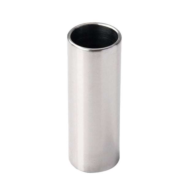 Miangastore 6cm Stainless Steel Guitar Slides Plated Bass Finger Slides (Silver)
