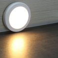 thumbnail image 1 of LED Stair Lights, Eyes Protection LED Night Light, Practical Double-sided Adhesive Anti-dazzling 6 LED Cabinet For Corridors Closet Steps White, 1 of 8