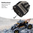 thumbnail image 3 of RC Car Luggage Bag, Polyester Decoration Easy Using Mini Backpack for 1/8 1/10 Scale RC Climbing Model, Multifunctional for Toy Car, 3 of 7